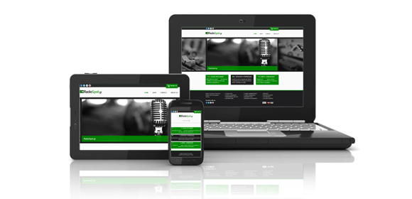 www.radiospot.gr – Responsive design